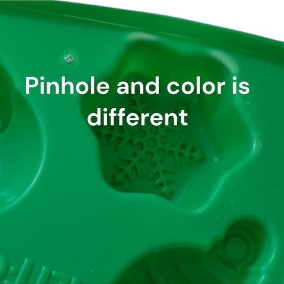 Jello Christmas Mold Green Jigglers Happy Holidays Snowflake Snowman Ornament. - Picture 16 of 16